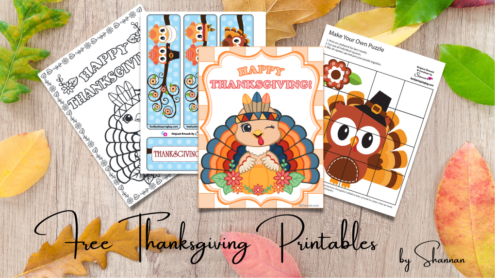 Free Thanksgiving Printables